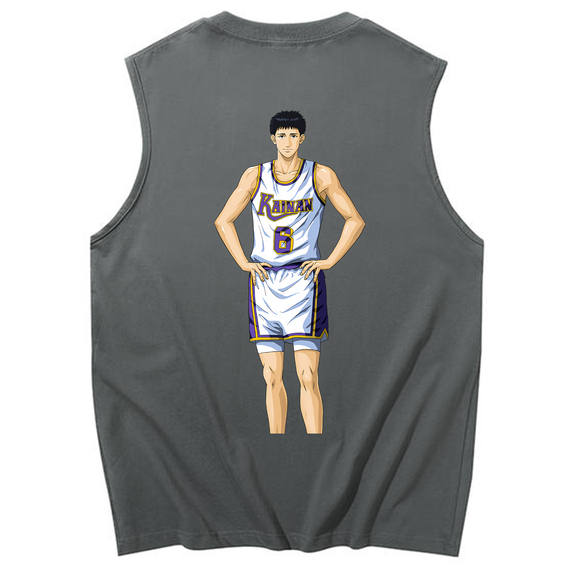 （画像用） SLAM DUNK／スラムダンク コットン100％タンクトップ（背面プリント）